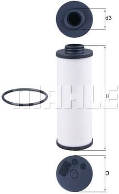 Filter automatic gearbox HX186D - image 2