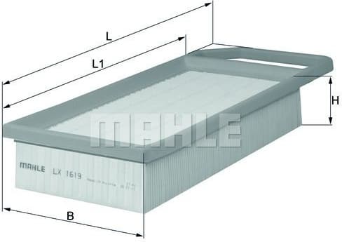 Filter air LX1619 - image 3