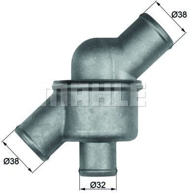 Thermostat, coolant BEHR TH3480 - image 2