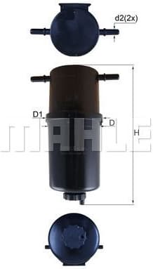 Filter diesel fuel KL873