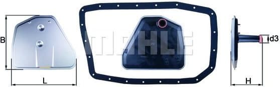 Filter automatic gearbox HX162D - image 2