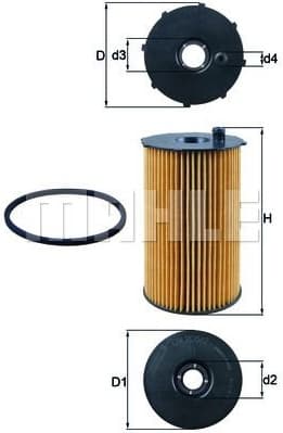 Filter oil OX205/2D - image 2