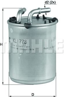 Filter diesel fuel KL778 - image 3