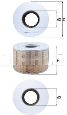 Air Filter LX1140 - image 2