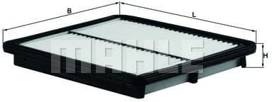 Filter air LX1955 - image 3