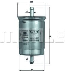 Fuel Filter KL171 - image 3