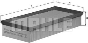 Filter air LX583 - image 3