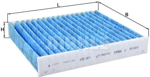 Filter cabin LAO923 - image 3