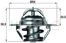 Thermostat, coolant BEHR TX387D - image 2
