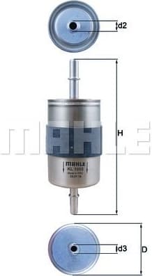 Filter diesel fuel KL1055 - image 2