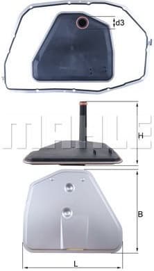 Hydraulic Filter, automatic transmission HX164D1 - image 2