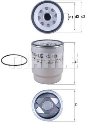 Fuel Filter KC491D - image 2