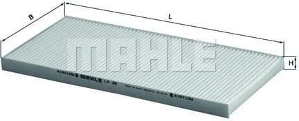 Filter, cabin air LA35 - image 2