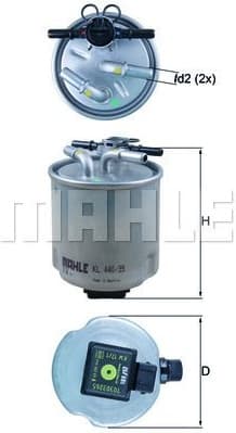 Filter diesel fuel KL440/39 - image 2