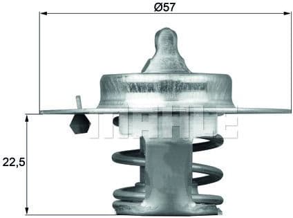 Thermostat, coolant BEHR TX6083D - image 2