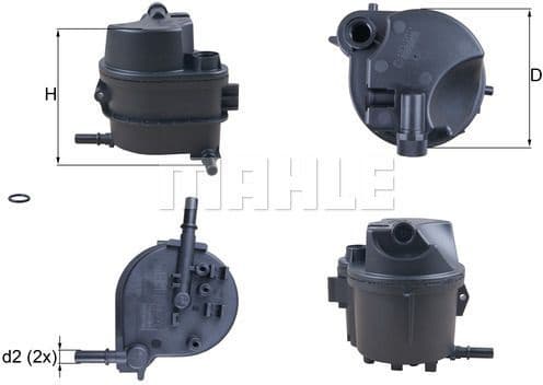 Filter diesel fuel KL777D - image 2