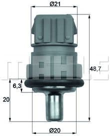 Sensor, coolant temperature BEHR TSE1D - image 2