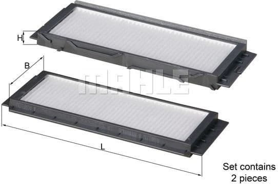 Filter cabin LA501/S - image 3