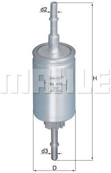 Fuel Filter KL458 - image 2