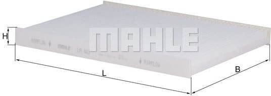 Filter, cabin air LA463 - image 2