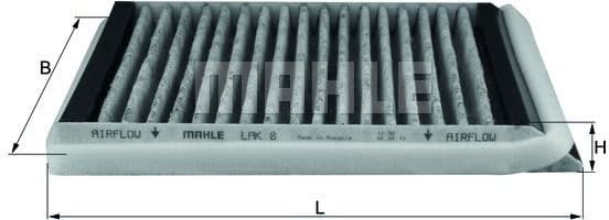 Filter cabin LAK8 - image 2