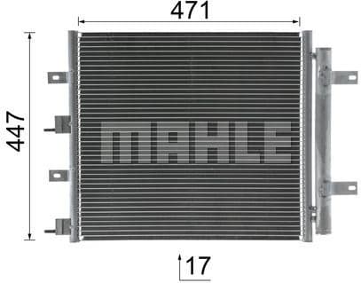 Condenser, air conditioning BEHR AC 481 000S - image 12