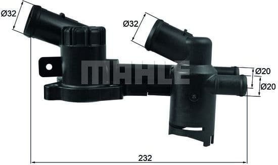 Thermostat, coolant BEHR TH52 - image 2