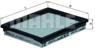 Filter air LX1268 - image 2