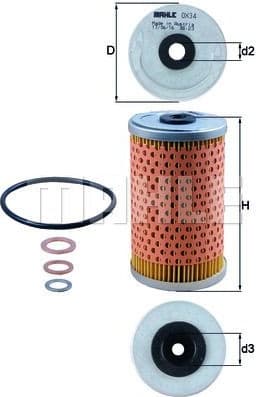 Oil Filter OX34D - image 2