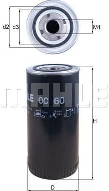 Oil Filter OC60 - image 2