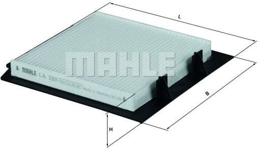 Filter, cabin air LA288 - image 2