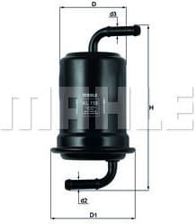 Fuel Filter KL159 - image 2