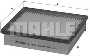 Filter air LX2840 - image 2