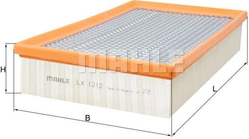 Filter air LX1212 - image 2