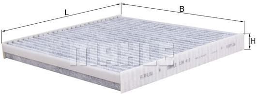 Filter, cabin air LAK411 - image 2