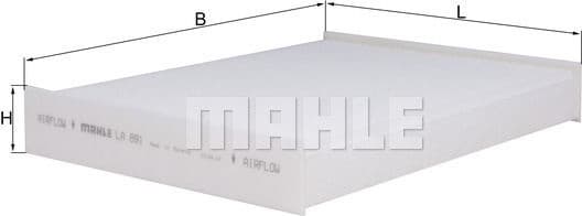 Filter, cabin air LA891 - image 2