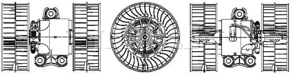 Interior Blower BEHR *** PREMIUM LINE *** AB 40 000P - image 9