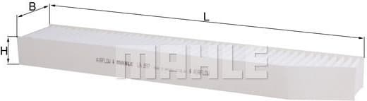 Filter cabin LA897 - image 3