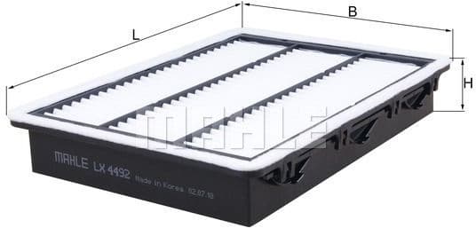 Filter air LX4492 - image 2