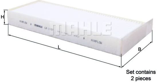 Filter, cabin air LA1157/S - image 2