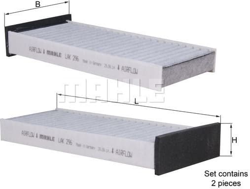 Filter, cabin air LAK296/S - image 2