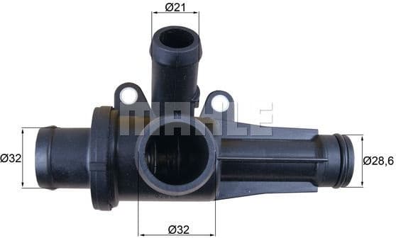 Thermostat, coolant BEHR TH4587 - image 2