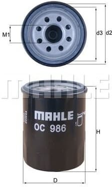Oil Filter OC986 - image 2