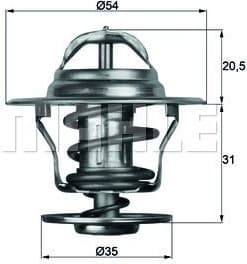 Thermostat, coolant BEHR TX1392D - image 2