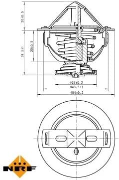 Thermostat, coolant 725060 - image 5