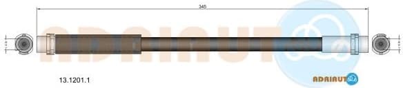 Brake Hose 13.1201.1