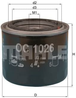 Oil Filter OC1026 - image 2