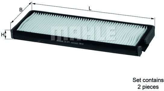 Filter, cabin air LA377/S - image 2