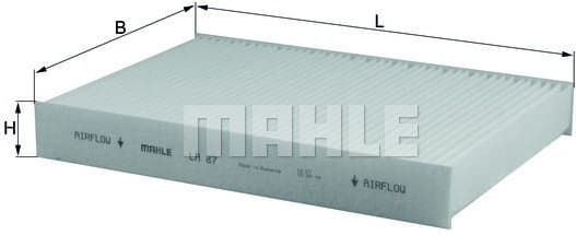 Filter, cabin air LA87 - image 2