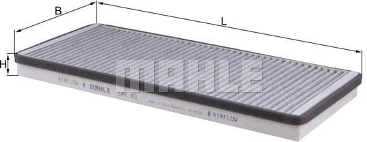 Filter, cabin air LAK83 - image 7